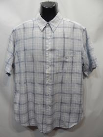 Сорочки Рубашки ^/--/^ Мужская рубашка с коротким рукавом COVINGTON лен р.50-52 036 /--/ ДРБУ (только в указанном размере, только ^_^^^ Чоловіча сорочка з коротким рукавом COVINGTON льон р.50-52 036 /--/ ДРБУ (тільки в зазначеному розмірі, тільки - фото фото фото