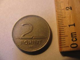 Угорщина Венгрия ^/--/^ 2 Форинта Угорщина Венгрия 1995 рік ^_^^^ 2 Форинта Венгрия Венгрия 1995 год - фото фото фото