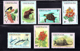 Фауна Фауна ^/--/^ Фауна . Гренадп  1976 г MNH - флора ^_^^^ Гренадп 1976 MNH - флора - фото фото фото