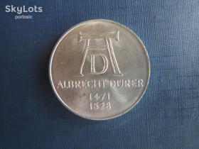 НДР, ФРН ГДР, ФРГ ^/--/^ Монета 5 марок Німеччина ФРН 1971 D Альбрехт Дюрер срібло ^_^^^ Монета 5 марок Германия ФРГ 1971 D Альбрехт Дюрер серебро - фото фото фото