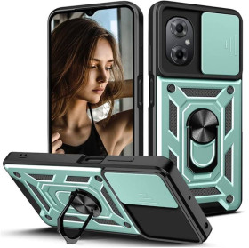 Чохли, бампера Чехлы, бампера ^/--/^ Чохол Fiji Camera Defence для Xiaomi Redmi Note 11 /--/ R бампер із захистом камери та підставкою Green ^_^^^ Чехол Fiji Camera Defence для Xiaomi Redmi Note 11 /--/ R бампер с защитой камеры и подставкой Green - фото фото фото