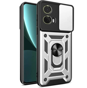 Чохли, бампера Чехлы, бампера ^/--/^ Чохол Fiji Camera Defence для Motorola G /--/ 85 бампер із захистом камери та підставкою Silver ^_^^^ Чехол Fiji Camera Defence для Motorola G /--/ 85 бампер с защитой камеры и подставкой Silver - фото фото фото