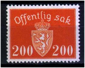 Скандинавія Скандинавия ^/--/^ ZM  Норвегия 1947 г   MNH - служ. ^_^^^ ZM Норвегія 1947 р MNH - служ. - фото фото фото