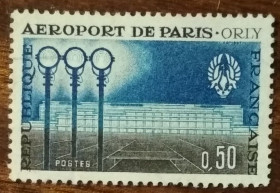 Франція Франция ^/--/^ Франция Открытие новых зданий в аэропорту Орли 1961 ^_^^^ Франція Відкриття нових будівель в аеропорту Орлі 1961 - фото фото фото