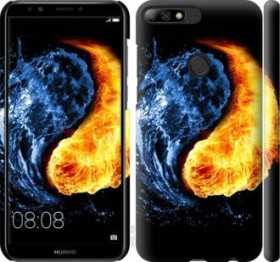 Чохли, бампера Чехлы, бампера ^/--/^ Чехол на Huawei Y /--/ 7 Prime 2018 Инь-Янь 1670 /--/ m-1509 - фото фото фото