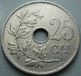 Бельгія Бельгия ^/--/^ Бельгия 25 сантимов 1913 зл/07 /--/ б /--/ 0 ^_^^^ Бельгія 25 сантимів 1913 зл/07 /--/ б /--/ 0 - фото фото фото