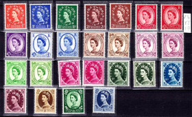 Словаччина Словакия ^/--/^ Великобритания   1952 г MNH  - HM QE-II -  стандарт - разновидности - цвет , оттенки - ^_^^^ Великобританія 1952 MNH - HM QE-II - стандарт - різновиди - колір, відтінки - - фото фото фото