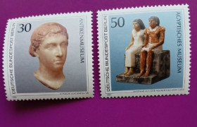 НДР, ФРН ГДР, ФРГ ^/--/^ Западный Берлин 1984 искусство скульптура Mi 708-709 MNH ^_^^^ Західний Берлін 1984 мистецтво скульптура Mi 708-709 MNH - фото фото фото