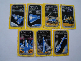 Угорщина Венгрия ^/--/^ Венгрия, Михель 2009  (Центр.Европа), 3046 /--/ А-3052 /--/ А, Американо - советская экспедиция в космосе. ^_^^^ Угорщина, Міхель 2009 (Центр.Європа), 3046 /--/ А-3052 /--/ А, Американо - радянська експедиція в космосі. - фото фото фото