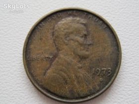 Обігові Обиходные ^/--/^ США 1 цент 1973 года D #20513 ^_^^^ США 1 цент 1973 року D #20513 - фото фото фото