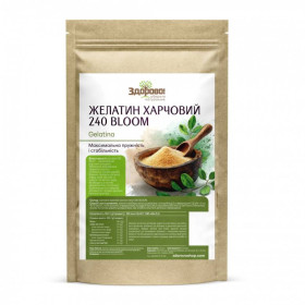 Крупи Крупы ^/--/^ Желатин пищевой 240 BLOOM Здорово 100 г ^_^^^ Желатин харчовий 240 BLOOM Здорово 100 г - фото фото фото