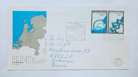 Європа Европа ^/--/^ НИДЕРЛАНДЫ 1982 г. КПД. ЕВРОПА. СЕПТ. Лицевая часть конверта. ^_^^^ НІДЕРЛАНДИ 1982 р. ККД. Європа. СЕПТ. Особиста частина конверта. - фото фото фото