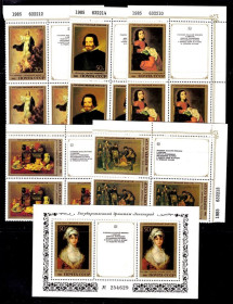 СРСР - СССР - ^/--/^ СССР  1985 г   MNH - искусство ^_^^^ СРСР 1985 MNH - мистецтво - фото фото фото