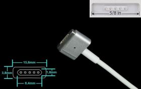 Адаптери живлення Адаптеры питания ^/--/^ Dc кабель для блока питания MagSafe 2 (5 /--/ a) (1.8 /--/ m) (A class) 1 день гар. ^_^^^ Dc кабель для блоку живлення MagSafe 2 (5 /--/ a) (1.8 /--/ m) (A class) 1 день гар. - фото фото фото