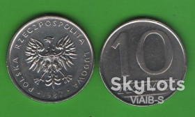 - року - года ^/--/^ 10 злотых Польша 1987 ^_^^^ 10 злотих Польща 1987 - фото фото фото