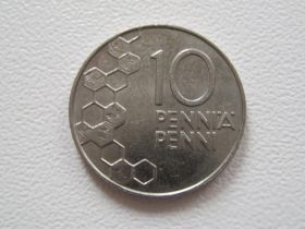 Фінляндія Финляндия ^/--/^ Финляндия 10 пенни 1990 года #16460 ^_^^^ Фінляндія 10 пенні 1990 року #16460 - фото фото фото