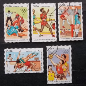 Спорт Спорт ^/--/^ Куба 1990 г - Олимпийские игры, Барселона-92 ^_^^^ Куба 1990 р - Олімпійські ігри, Барселона-92 - фото фото фото