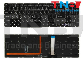 Клавіатури Клавиатуры ^/--/^ Клавиатура ACER Aspire Nitro 5 AN /--/ 515-57 Черная с подсветкой RGB WHITE EDGE RUUS ОРИГИНАЛ ^_^^^ ACER Aspire Nitro 5 AN /--/ 515-57 Predator Helios 300 AN /--/ 515-45 Чорна з підсвічуванням RGB RUUS ОР - фото фото фото