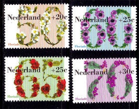 Балтійські країни Балтийские страны ^/--/^ ZM Нидерланды  1982 г  MNH   флора ^_^^^ ZM Нідерланди 1982 MNH флора - фото фото фото