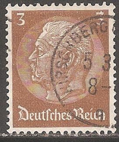 Третій Рейх (-) Третий Рейх (-) ^/--/^ Германия   (Рейх)1934 Mi.513 гаш ^_^^^ Німеччина (Рейх)1934 Mi.513 гаш - фото фото фото