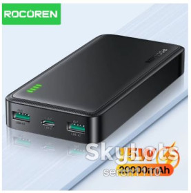 Зовнішні акумулятори (Power Bank) Внешние аккумуляторы (Power Bank) ^/--/^ Rocoren Portable Power Bank 20000 /--/ mAh 15 /--/ W портативний зовнішній акумулятор для швидкого заряджання ^_^^^ Rocoren Portable Power Bank 20000 /--/ mAh 15 /--/ W портативный внешний аккумулятор для быстрого заряжания - фото фото фото