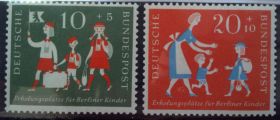 НДР, ФРН ГДР, ФРГ ^/--/^ ФРГ 1957 берлинские дети ^_^^^ ФРН 1957 берлінські діти - фото фото фото