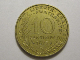 Франція Франция ^/--/^ Франция 10 сантимов 1975 года 3 /--/ П /--/ 965 ^_^^^ Франція 10 сантимів 1975 3 /--/ П /--/ 965 - фото фото фото