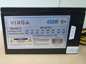 Блоки живлення Блоки питания ^/--/^ PSU-450-12 VINGA блок живлення 450 /--/ W  (8126-5) ^_^^^ VINGA PSU-450-12 450 /--/ W блок питания (8126-5) - фото фото фото