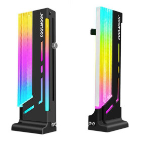 Інше Другое ^/--/^ Подставка для видеокарты Coolmoon GH /--/ 2 ARGB Black   (GH /--/ 2 ARGB Black) ^_^^^ Підставка для відеокарти Coolmoon GH /--/ 2 ARGB Black (GH /--/ 2 ARGB Black) - фото фото фото