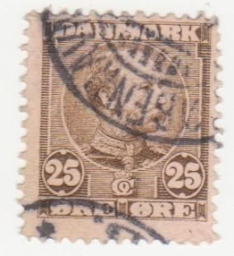 Скандинавія Скандинавия ^/--/^ Дания 1904 г..№ 44 гашеная ^_^^^ Данія 1904 р. No 44 гашена - фото фото фото