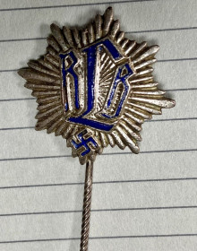 Європа Европа ^/--/^ Німеччина.  Знак імперського союзу противоповітряноі оборони 3-го Рейху  RLB ^_^^^ Германия. Знак имперского союза противовоздушной обороны 3-го Рейха RLB - фото фото фото