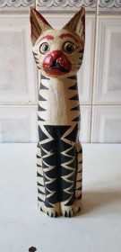 Інші авторські вироби Другие авторские изделия ^/--/^ Кіт  (дерево, handmade) ^_^^^ Кот (дерево, handmade) - фото фото фото
