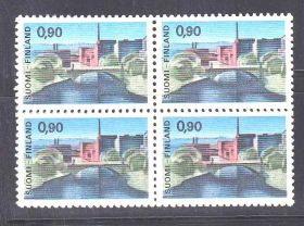 Скандинавія Скандинавия ^/--/^ ZM Финляндия г MNH -  квартблок ^_^^^ ZM Фінляндія г MNH - квартблок - фото фото фото