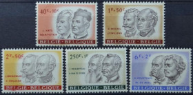 Інше Другое ^/--/^ Бельгия Личности 1961 Вкл. разновидность (кляксы на 2 /--/ f /--/ 50 /--/ c) ^_^^^ Бельгія Особистості 1961 Вкл. різновид (клякси на 2 /--/ f /--/ 50 /--/ c) - фото фото фото