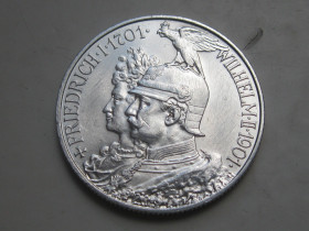 Німецька імперія (-) Германская империя (-) ^/--/^ Пруссия.2 Марки 1901 г. 200 Лет Династии Гогенцолернов. Отличный сохран!. (4) ^_^^^ Пруссія.2 Марки 1901 р. 200 років Династії Гогенцолернів. Чудове збереження! (4) - фото фото фото