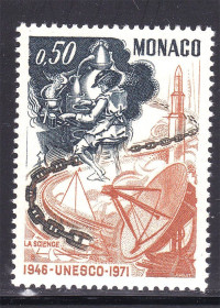 Освоєння космосу Освоение космоса ^/--/^ Космос . Монако  1971 г MNH - ^_^^^ Космос . Монако 1971 р MNH - фото фото фото