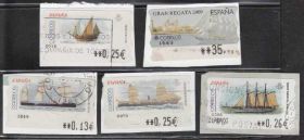 Іспанія Испания ^/--/^ Испания 1998-2002 ПАРУСНИКИ ПАРУСНЫЕ КОРАБЛИ СУДА ФЛОТ Пять Automatenmarken Mi.19, 83-86 EUR 12.00 ^_^^^ Іспанія 1998-2002 ПАРУСНИКИ ПАРУСНІ КОРАБЛІ СУДА ФЛОТ П'ять Automatenmarken Mi.19, 83-86 EUR 12.00 - фото фото фото