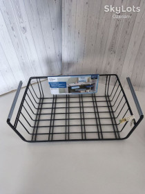 Полиці Полки ^/--/^ Підвісні кошики під полицю LIVARNO home 2 шт 40×18×26 см метал        (органайзер в шафу/кухню) ^_^^^ Подвесные корзины под полку LIVARNO home 2 шт 40×18×26 см металл (органайзер в шкаф/кухню) - фото фото фото