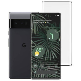 Чохли, бампера Чехлы, бампера ^/--/^ Захисне скло Fiji Premium для Google Pixel 6 Pro закруглені краї та повне проклеювання чорний ^_^^^ Защитное стекло Fiji Premium для Google Pixel 6 Pro закругленные края и полное проклеивание черный - фото фото фото