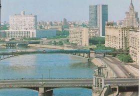 СРСР СССР ^/--/^ Москва. Москва-река. Белый Дом. ^_^^^ Москва. Москва-річка. Білий дім. - фото фото фото