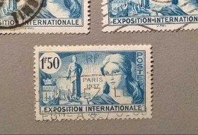 Франція Франция ^/--/^ Франция Искусство Герб 1937 ^_^^^ Франція Мистецтво Герб 1937 - фото фото фото