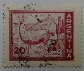 Південна Америка Южная Америка ^/--/^ Аргентина 1961-1969 Лама, гашеная (I) ^_^^^ Аргентина 1961-1969 Лама, гашена (I) - фото фото фото