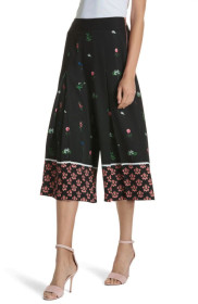 Штани Брюки ^/--/^ Новые брюки кюлоты Ted Baker цветочный принт 42-44 /--/ р ^_^^^ Нові брюки кюлоти Ted Baker квітковий принт 42-44 /--/ р - фото фото фото