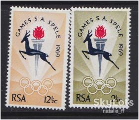 Фауна Фауна ^/--/^ NM   ЮАР  -  RSA 1969 г MNH - ^_^^^ NM ПАР - RSA 1969 MNH - фото фото фото