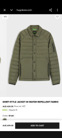 Куртки Куртки ^/--/^ Куртка мікропуховик Boss Urbanex Padded Overshirt ^_^^^ Куртка микропуховщик Boss Urbanex Padded Overshirt - фото фото фото