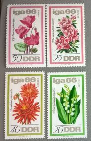 Флора Флора ^/--/^ Германия ГДР Флора Цветы 1966 ^_^^^ Німеччина НДР Флора Квіти 1966 - фото фото фото