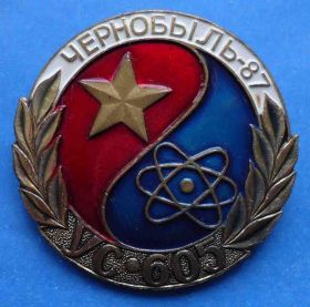 Пам'ятні і ювілейні Памятные и юбилейные ^/--/^ Чернобыль 1987 ЧАЭС УС 605 ^_^^^ Чорнобиль 1987 ЧАЕС УС 605 - фото фото фото