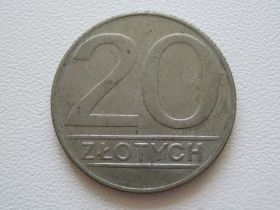 - року - года ^/--/^ Польша 20 злотых 1990 года #10457 ^_^^^ Польща 20 злотих 1990 #10457 - фото фото фото