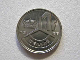 Бельгія Бельгия ^/--/^ Бельгия 1 франк 1989 года BELGIE #35497 ^_^^^ Бельгія 1 франк 1989 BELGIE #35497 - фото фото фото