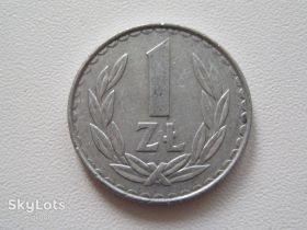 - року - года ^/--/^ Польша 1 злотый 1987 года #14130 ^_^^^ Польща 1 злотий 1987 року #14130 - фото фото фото